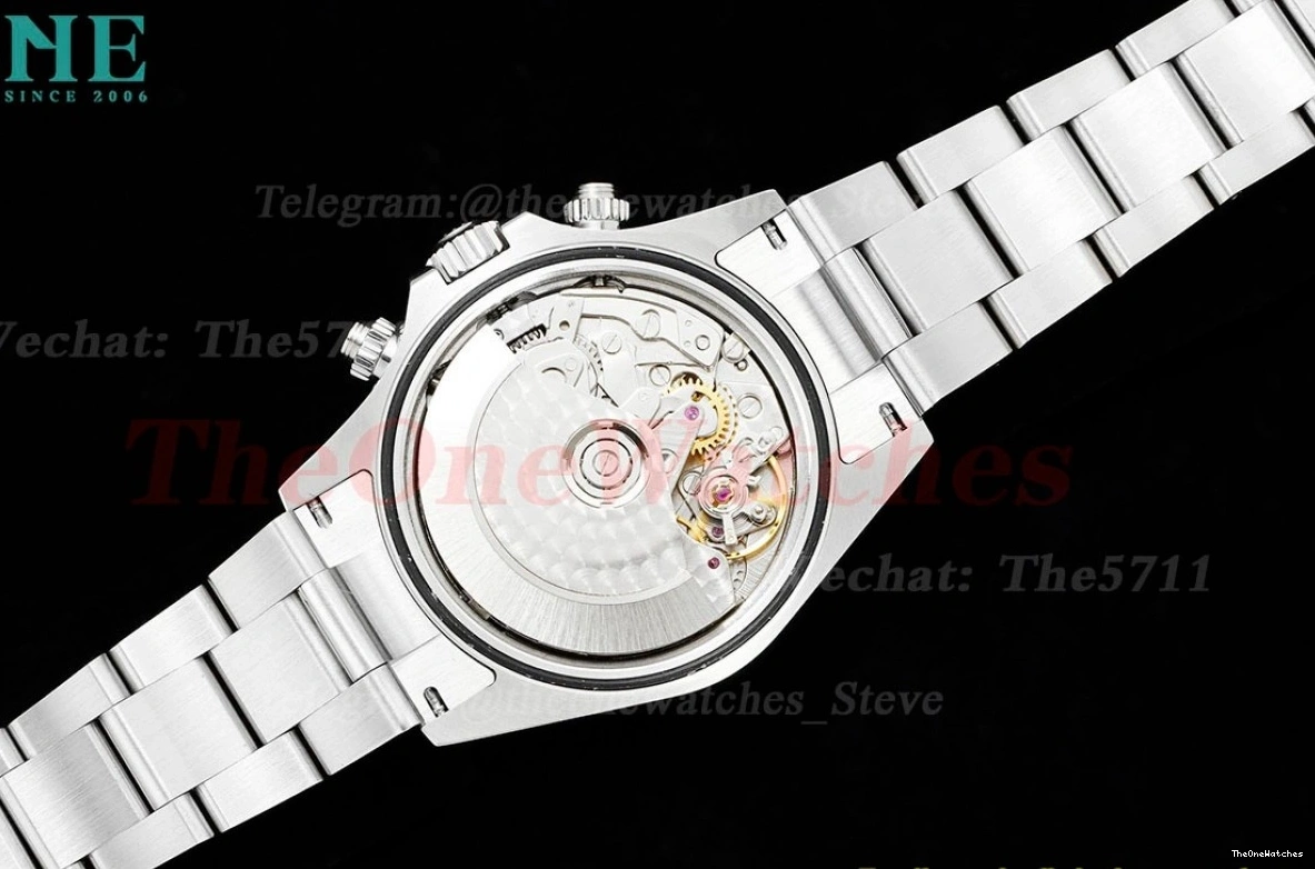 SS White WF Dial Daytona A7750 316L 116520 SS 0424